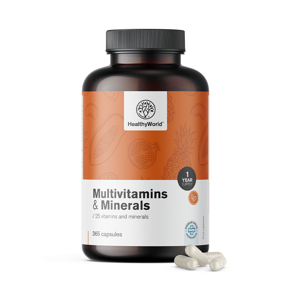 Multivitamine und Multimineralstoffe.