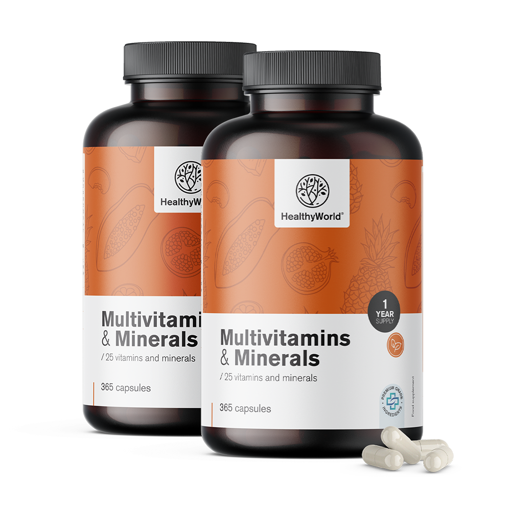 Multivitamine und Multimineralstoffe.