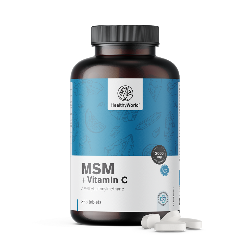 MSM 2000 mg – mit Vitamin C