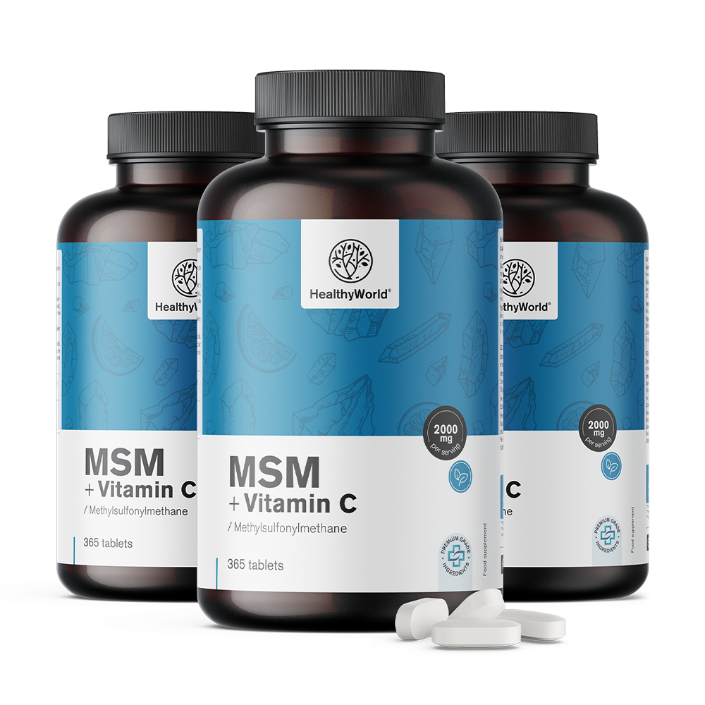 MSM 2000 mg – mit Vitamin C