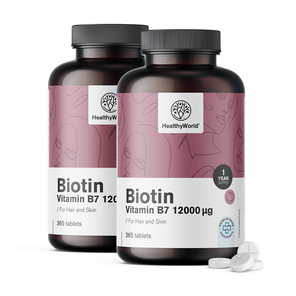 Biotin 12000 µg in Tabletten