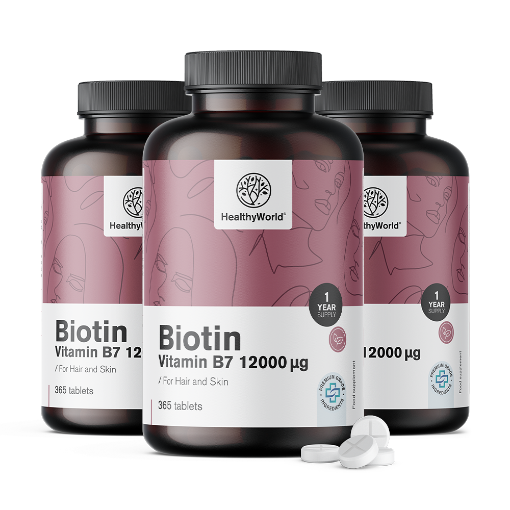 Biotin 12000 µg in Tabletten