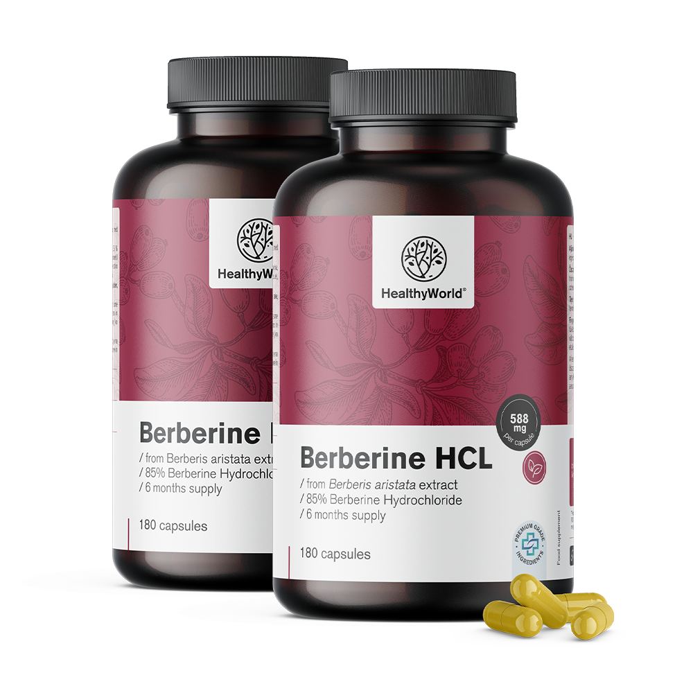 Berberin HCL 500 mg aus dem Extrakt von Berberis aristata