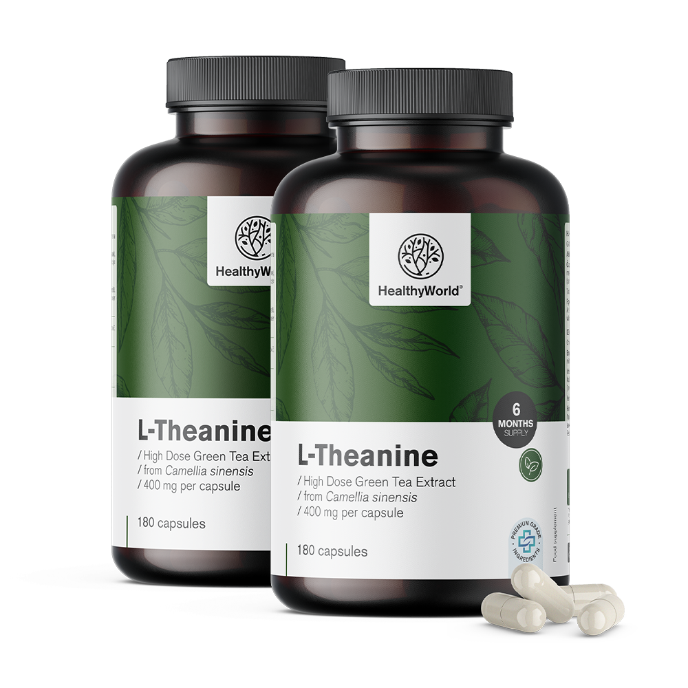 L-Theanin 400 mg in Kapseln.