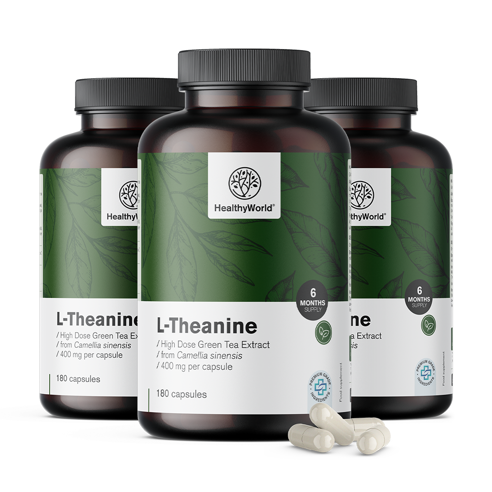 L-Theanin 400 mg in Kapseln.