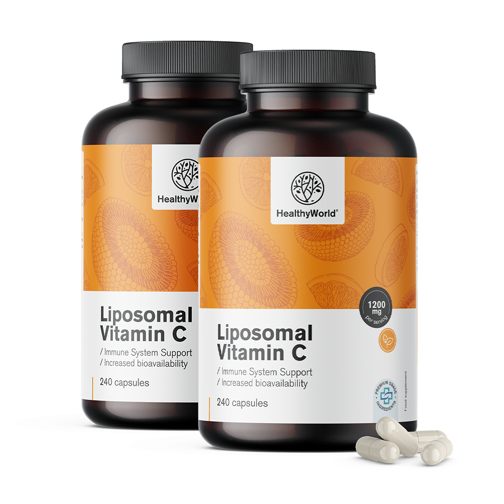 Liposomaler Vitamin C 1200 mg mit Hagebuttenextrakt