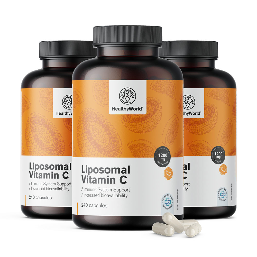 Liposomaler Vitamin C 1200 mg mit Hagebuttenextrakt