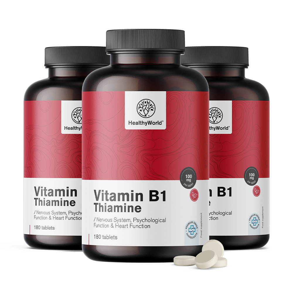 Vitamin B1 – Thiamin 100 mg in Tabletten