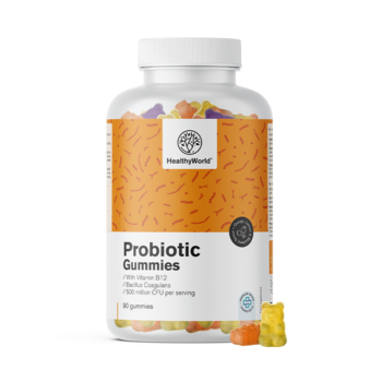 Probiotic – Gummis mit mikrobiellen Kulturen, 90 Gummibonbons