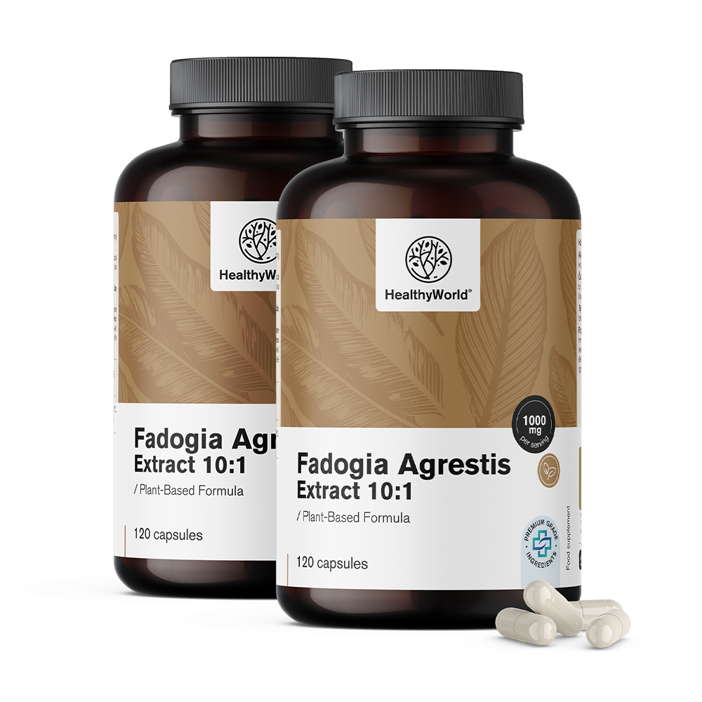 Fadogia Agrestis 1000 mg in Kapseln.