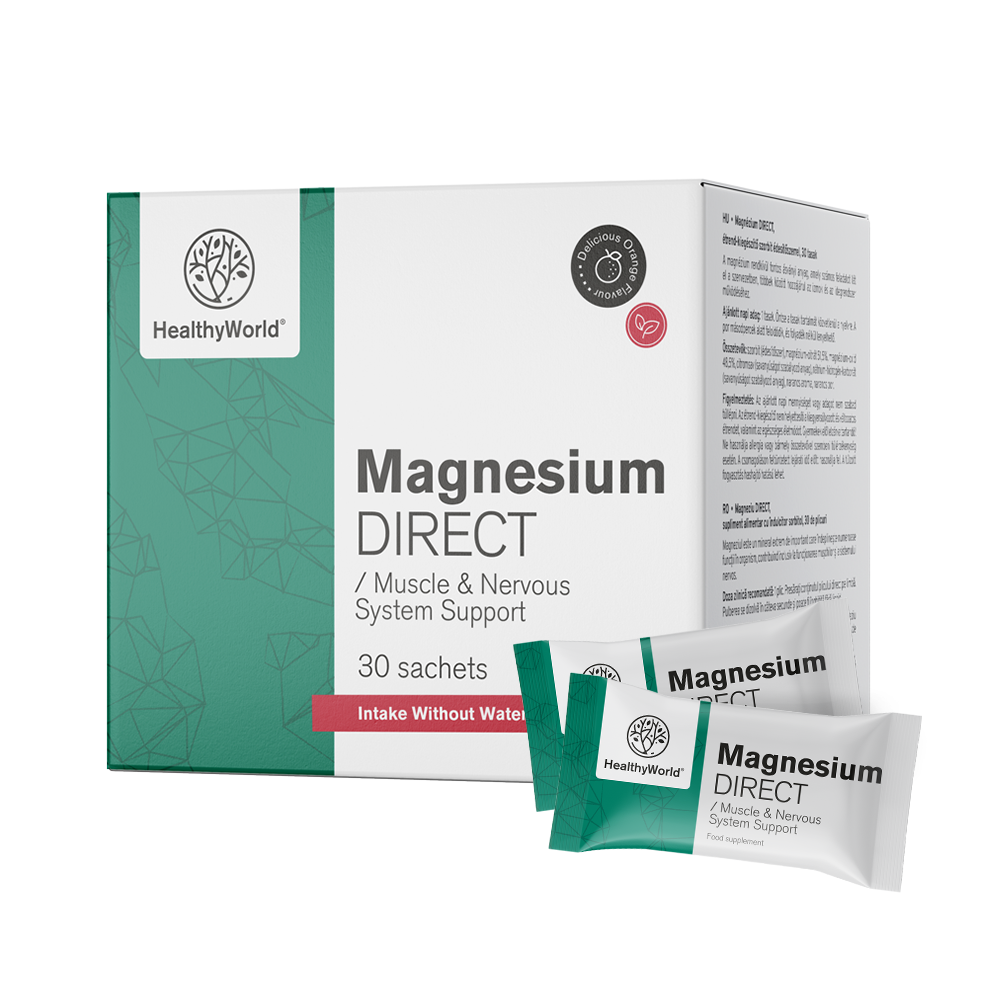 Magnesium DIRECT 400 mg mit Orangengeschmack