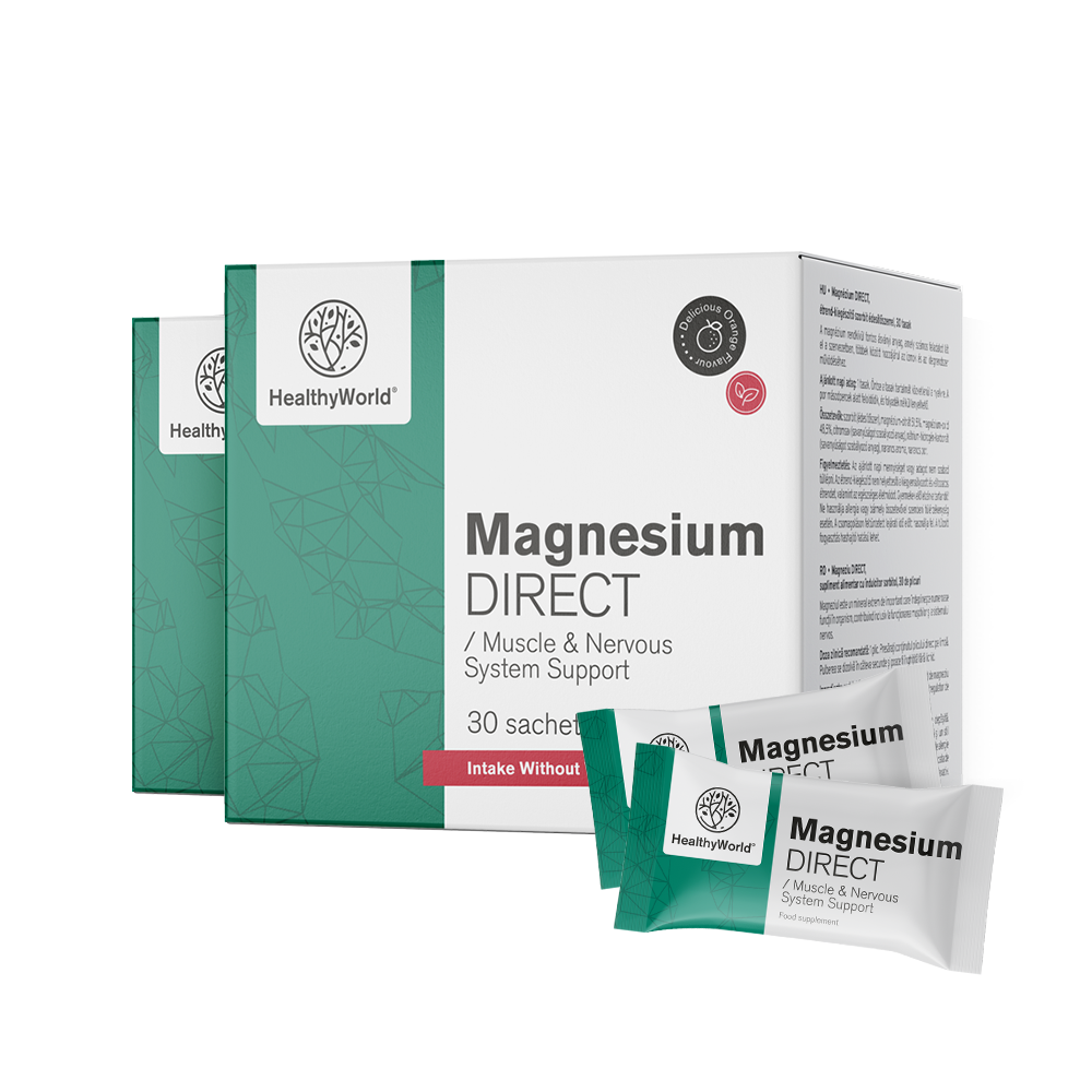 Magnesium DIRECT 400 mg mit Orangengeschmack