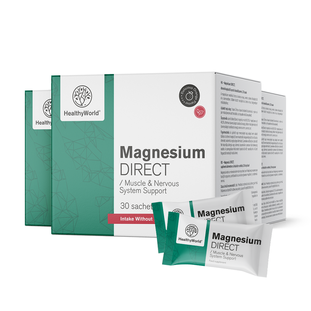 Magnesium DIRECT 400 mg mit Orangengeschmack