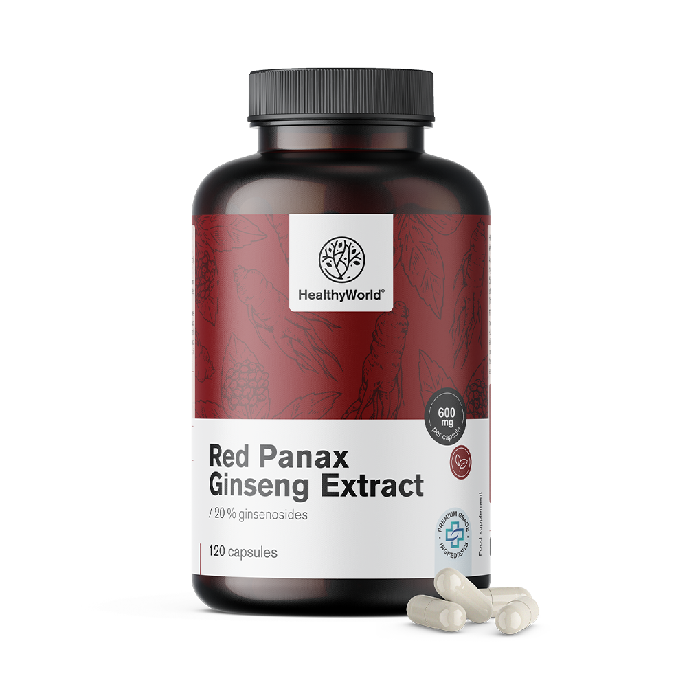 Roter Panax-Ginseng - Extrakt aus rotem Ginseng 600 mg