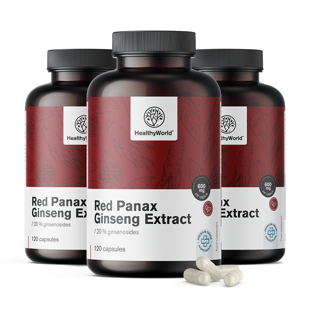 Roter Panax-Ginseng - Extrakt aus rotem Ginseng 600 mg