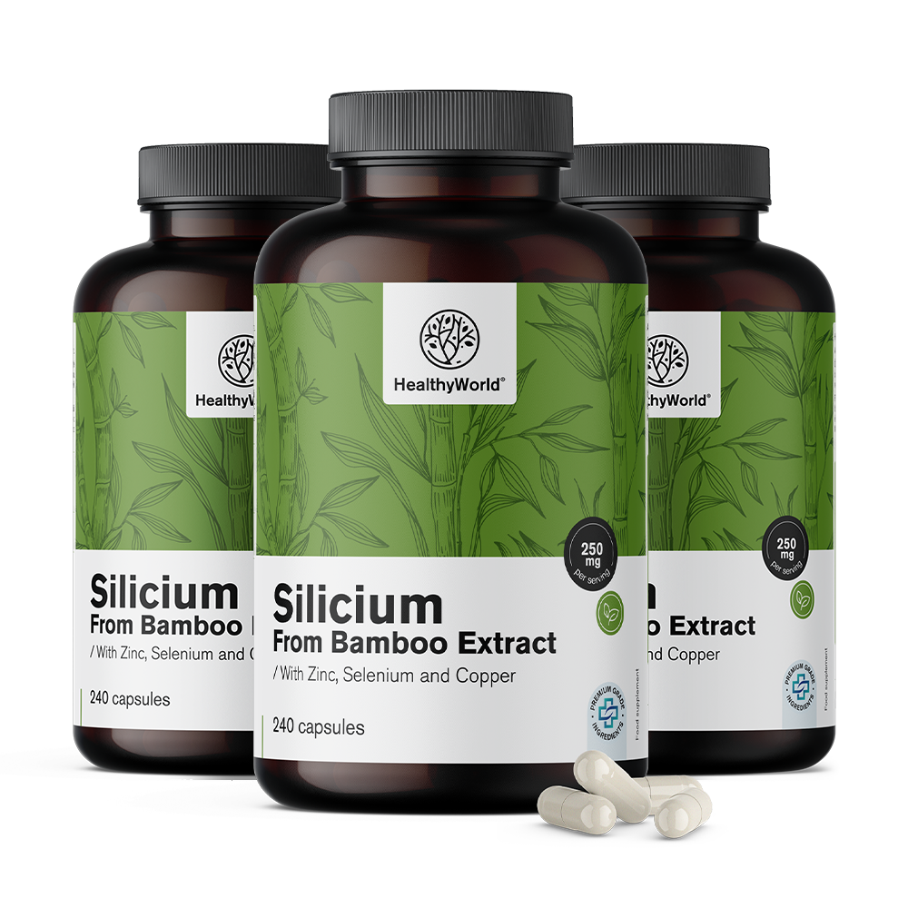 Silizium 250 mg – aus Bambusextrakt