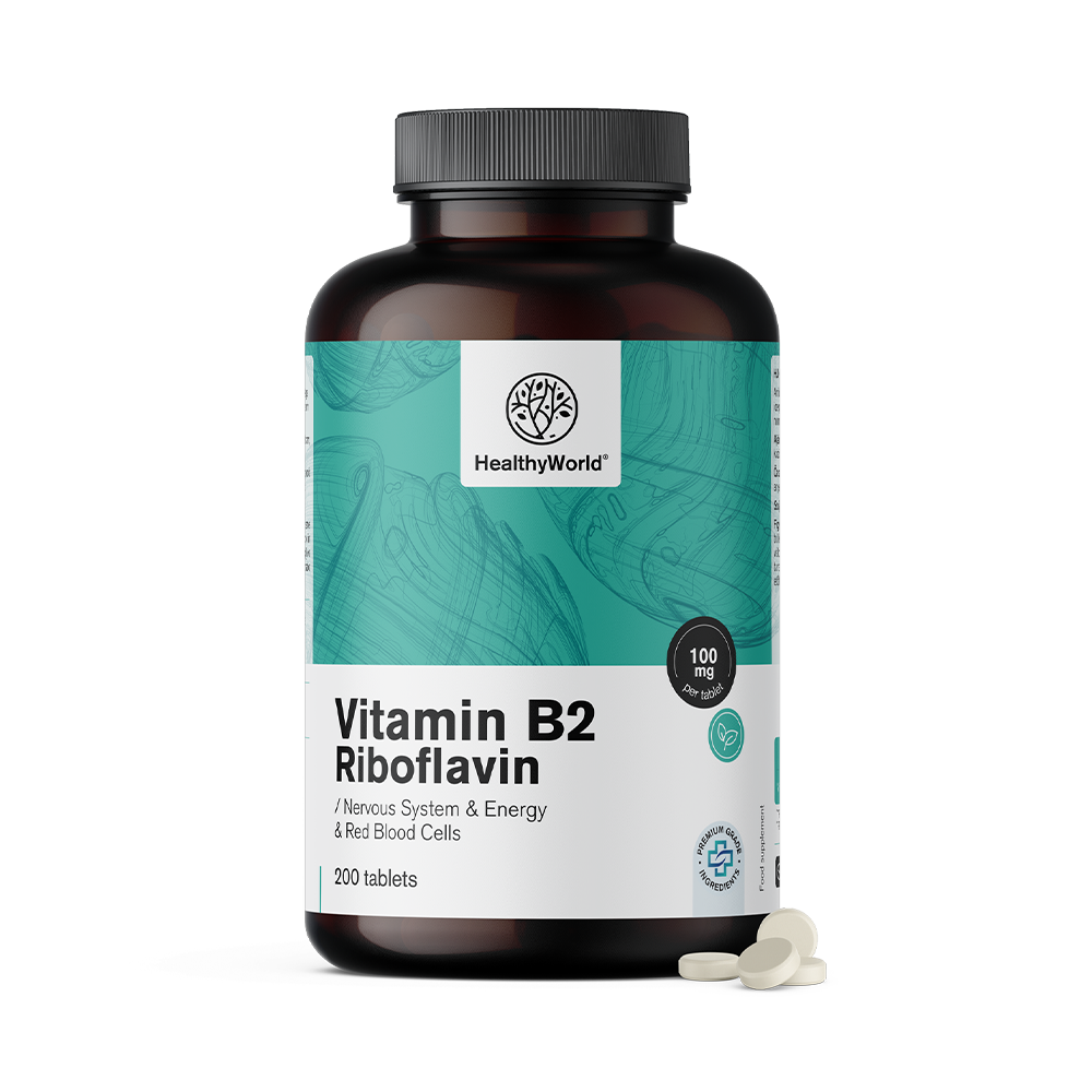 Vitamin B2 - Riboflavin 100 mgVitamin B2 - Riboflavin 100 mg