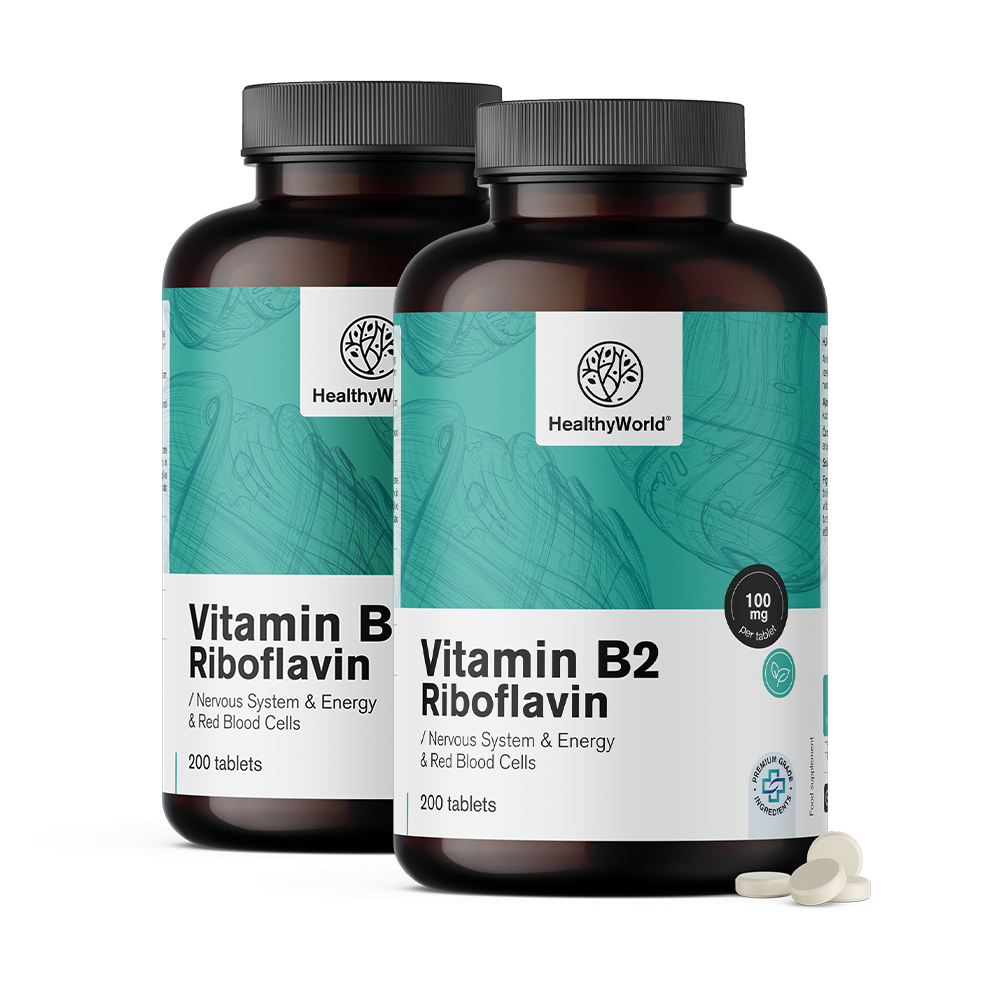 Vitamin B2 - Riboflavin 100 mgVitamin B2 - Riboflavin 100 mg