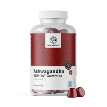 Ashwagandha KSM-66 300 mg, 60 Gummibonbons