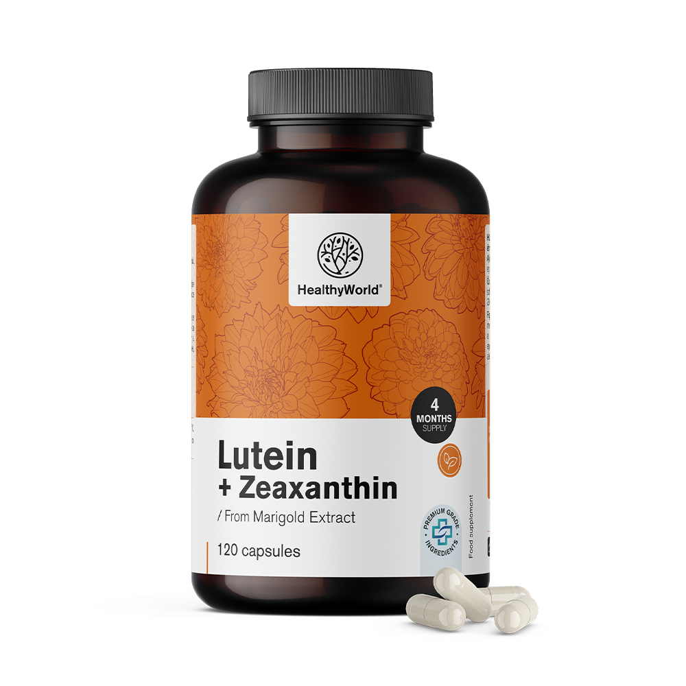 Lutein + Zeaxanthin aus der Tagetesblume.