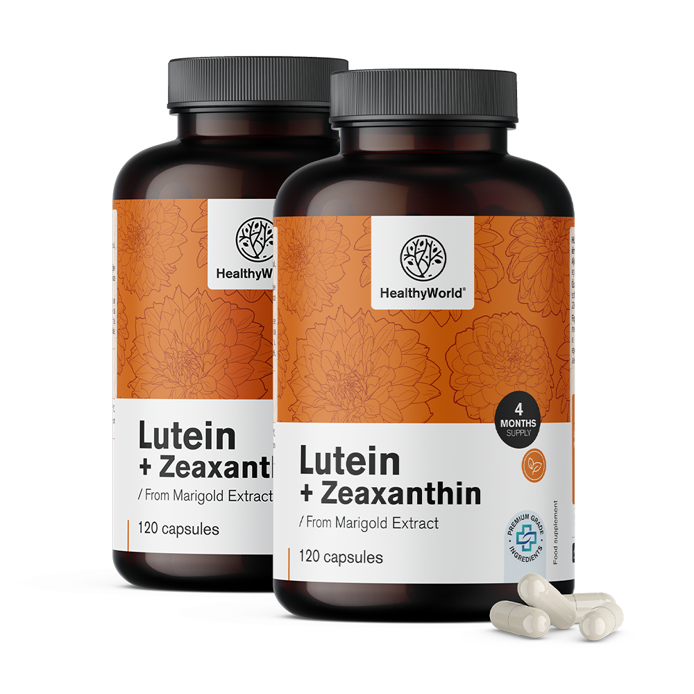 Lutein + Zeaxanthin aus der Tagetesblume.