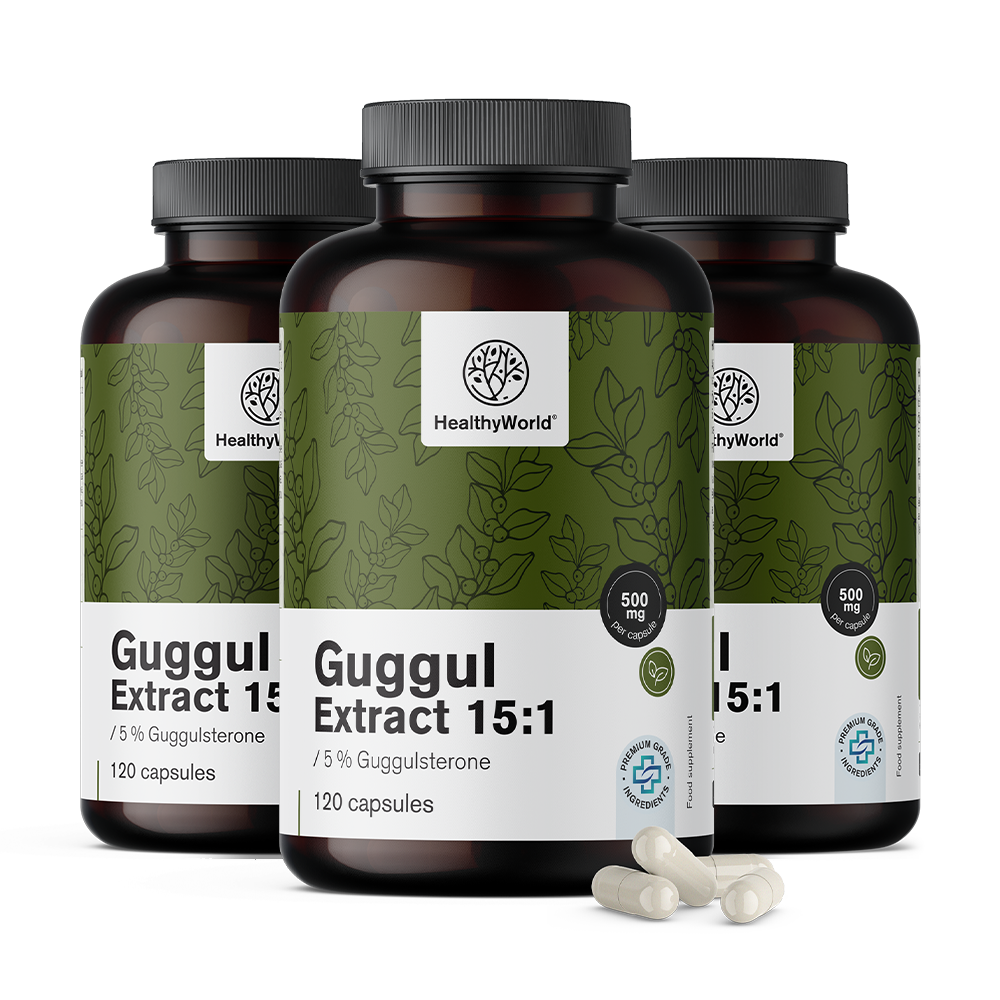 Guggul 500 mg - Extrakt 15:1Guggul 500 mg - Extrakt 15:1