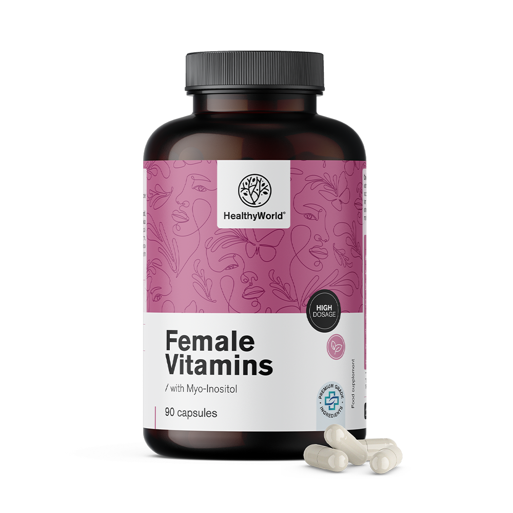 Vitamine für Frauen mit Myo-Inositol.