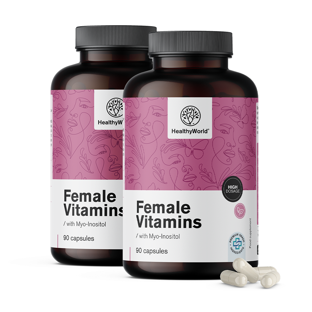 Vitamine für Frauen mit Myo-Inositol.