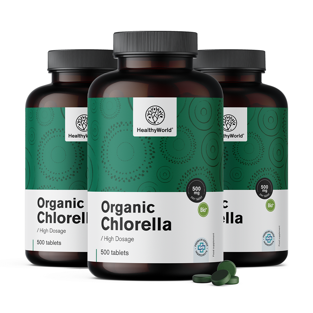 BIO Chlorella 500 mg.