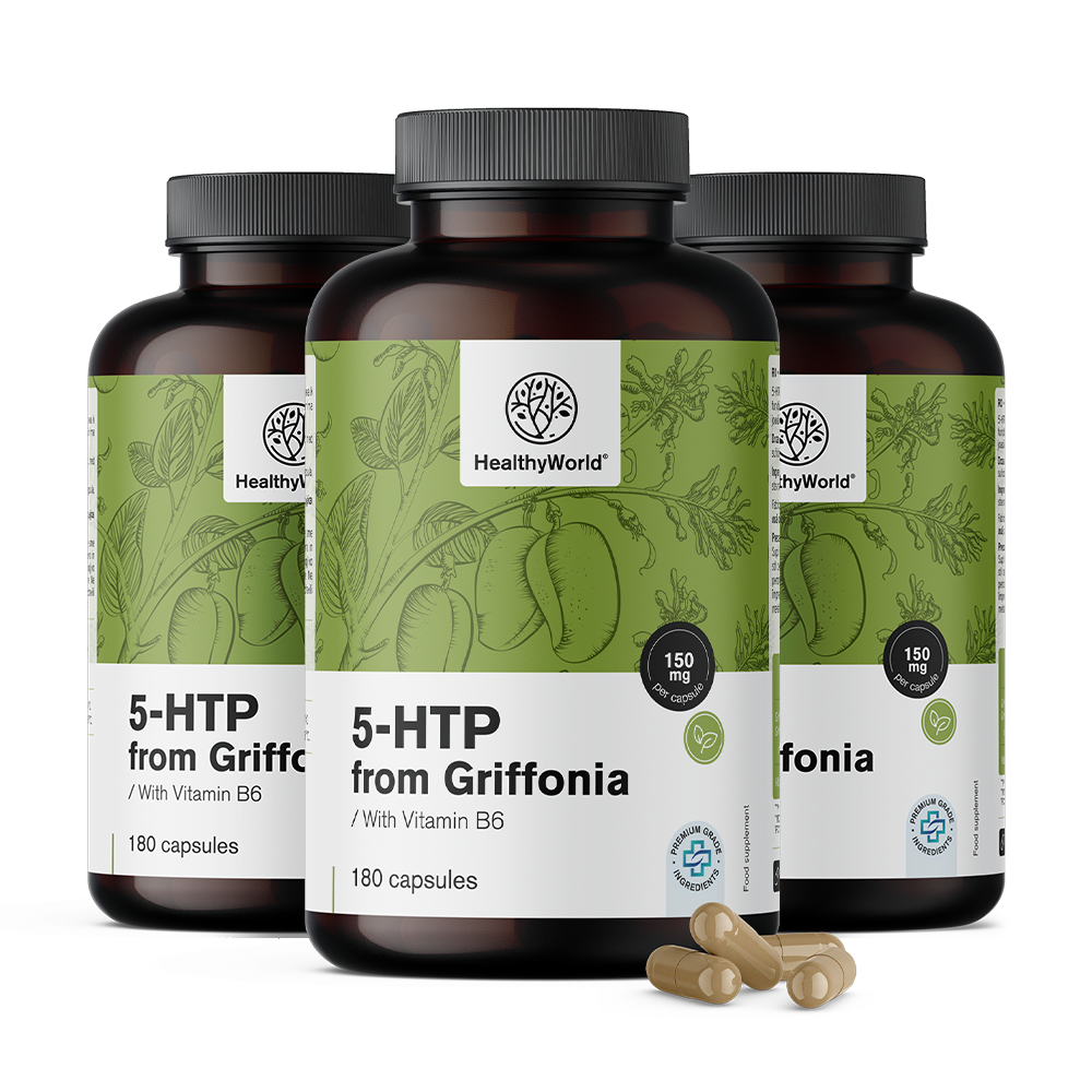 5-HTP 150 mg - Griffonia Simplicifolia.